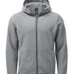 Grey Medusa fleece hoodie