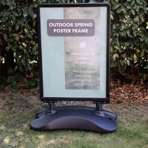 Outdoor Spring Poster Frame Black